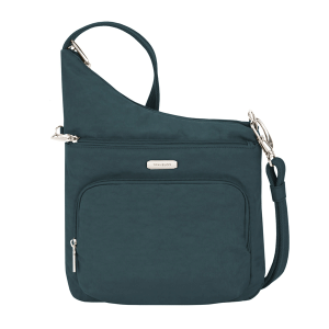 TRAVELON ANTI-THEFT ESSENTIALS NORTH/SOUTH ASYMMETRIC CROSSBODY
